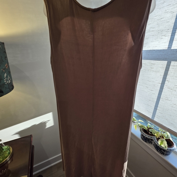 Mauve Midi Cardigan And Sheath Dress Occassion Office Size 22 - Picture 5 of 8